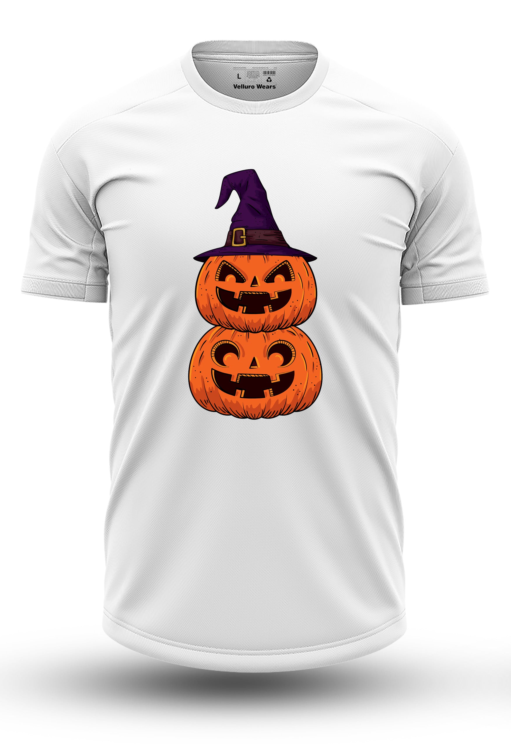 2 Pumpkin Stack Tee's