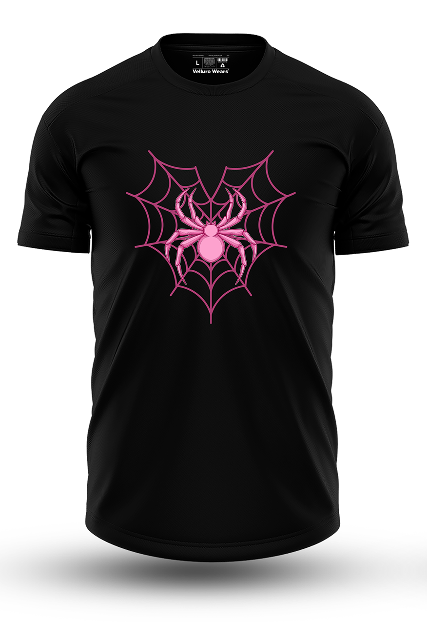 Pink Spider Web Tee's