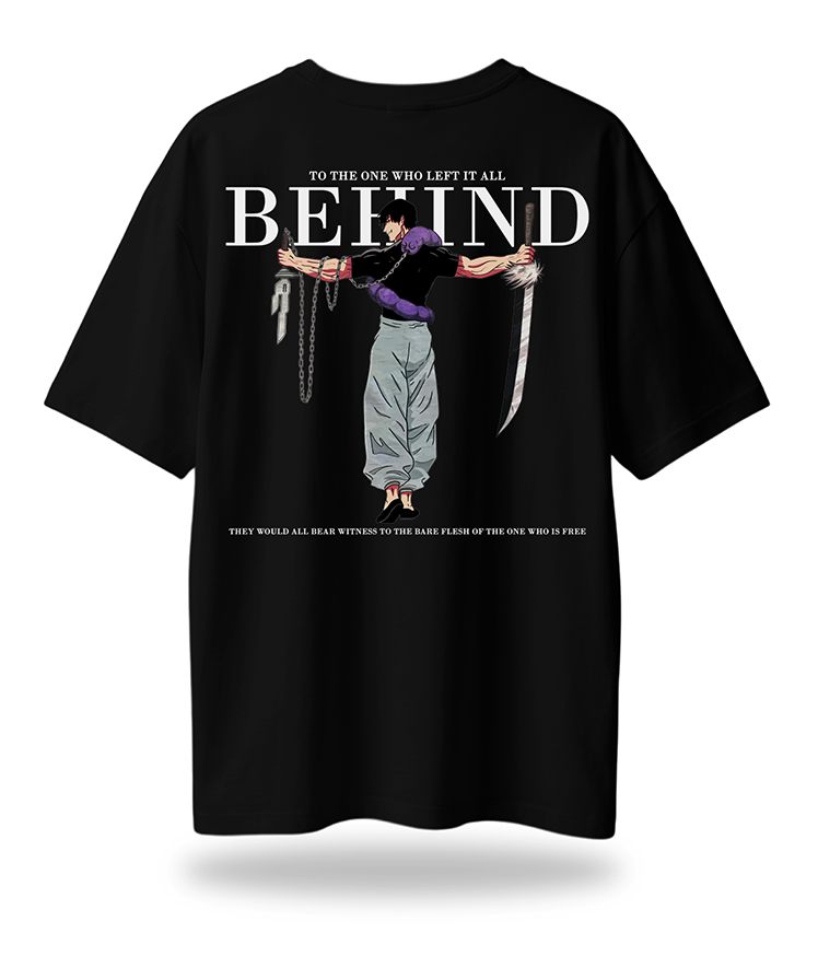 Toji “Behind” Oversized Anime Tee's