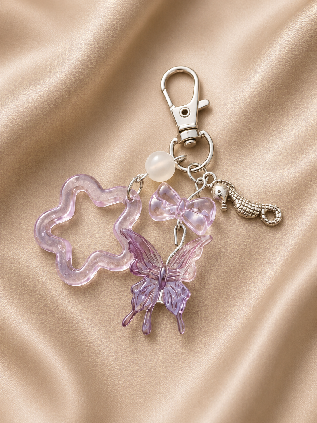 Star Charm Keychain