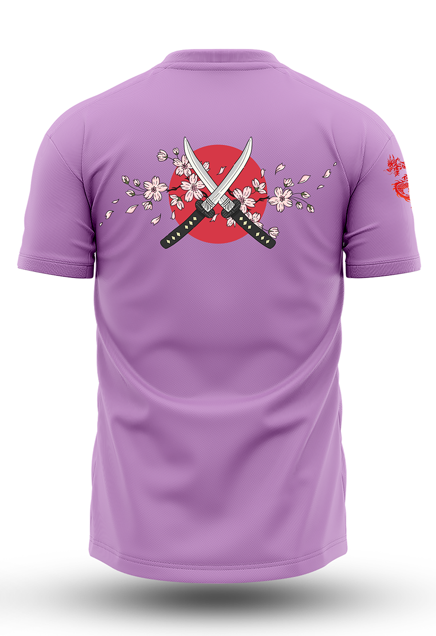 Sakura Sword At Back Tee's