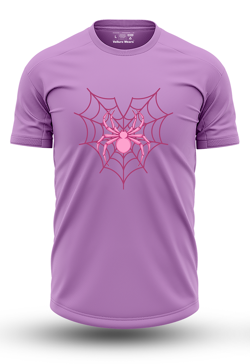 Pink Spider Web Tee's