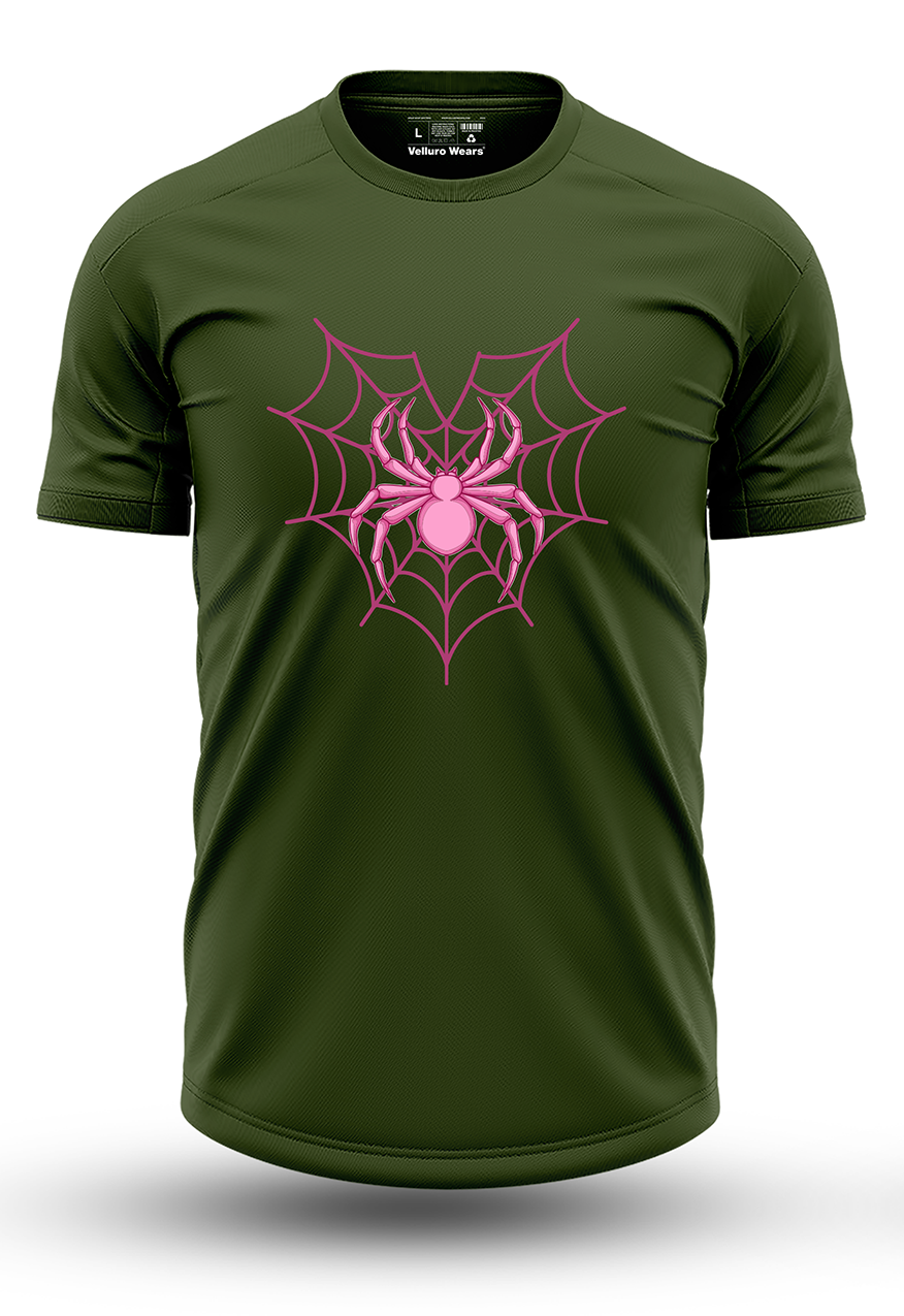 Pink Spider Web Tee's