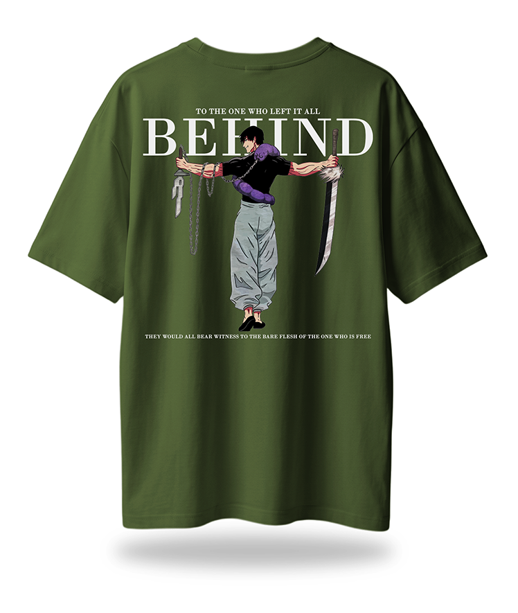 Toji “Behind” Oversized Anime Tee's
