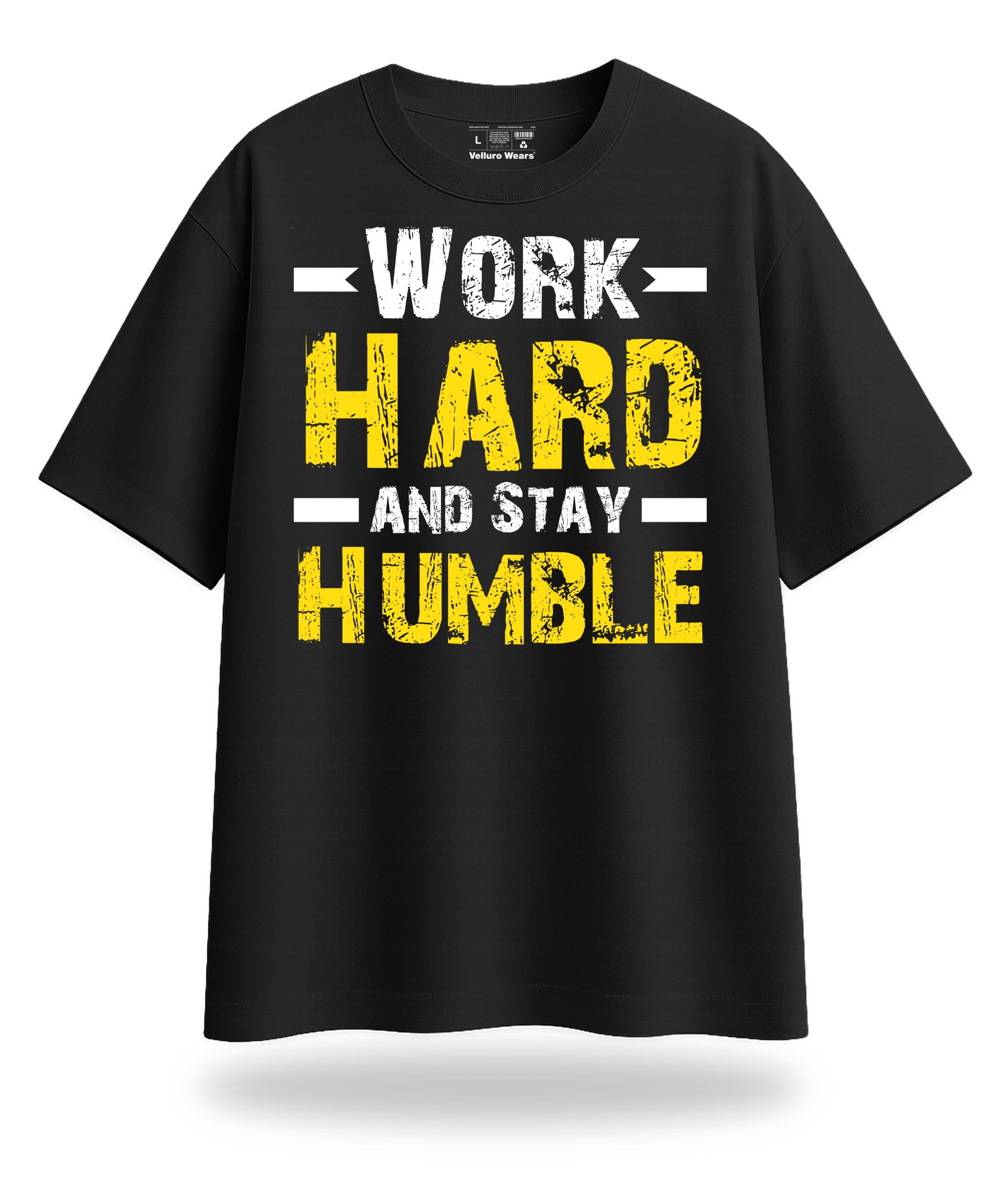 Work Hard Oversized / Drop Shoulder Tee's